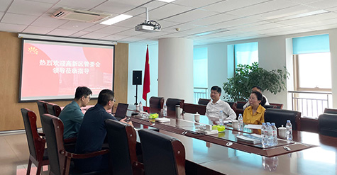 濟(jì)南高新區(qū)黨工委委員、管委會副主任張磊蒞臨和普威視參觀調(diào)研